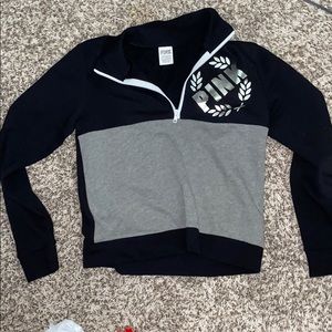 pink pull over sweater